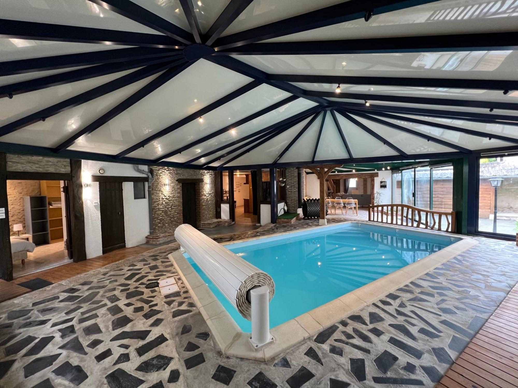 Rigolet Maison En Ville Avec Piscine Interieure Le Controis-en-Sologne Buitenkant foto